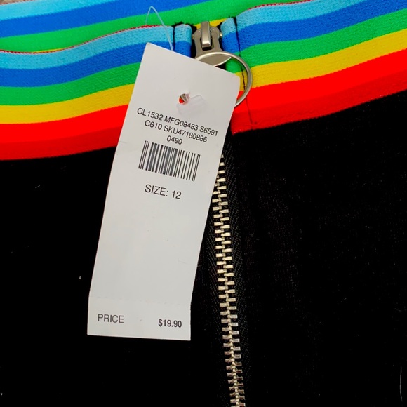 JUSTICE GIRLS skirt with build in shorts! Size 12 - Picture 4 of 4